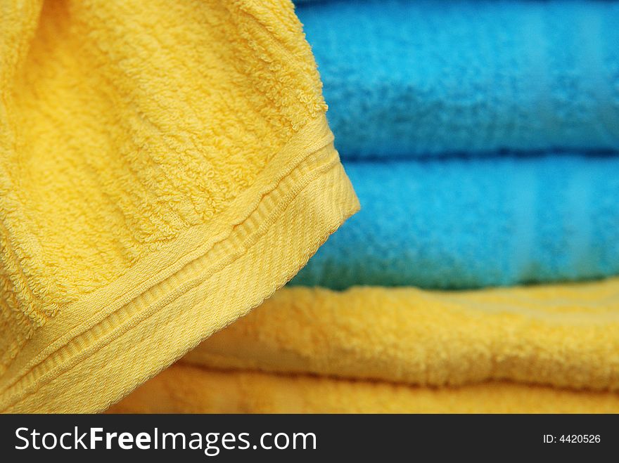 Color towels - fresh relaxing - clean your body
