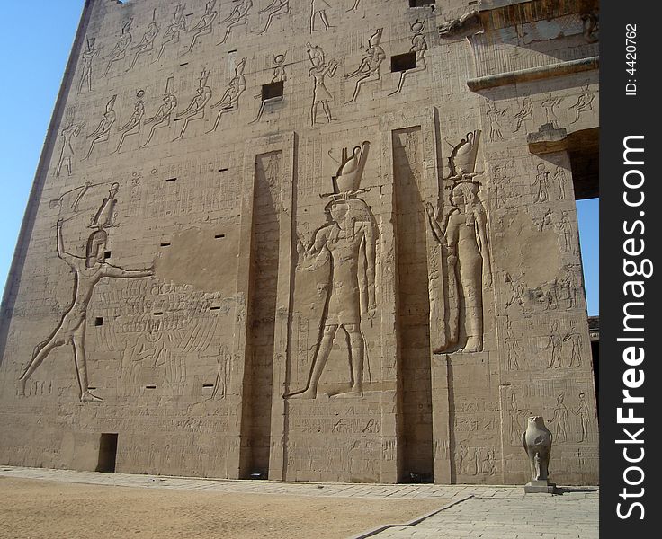 Horus Temple Front Wall