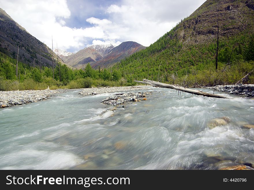 Mountain river scenics