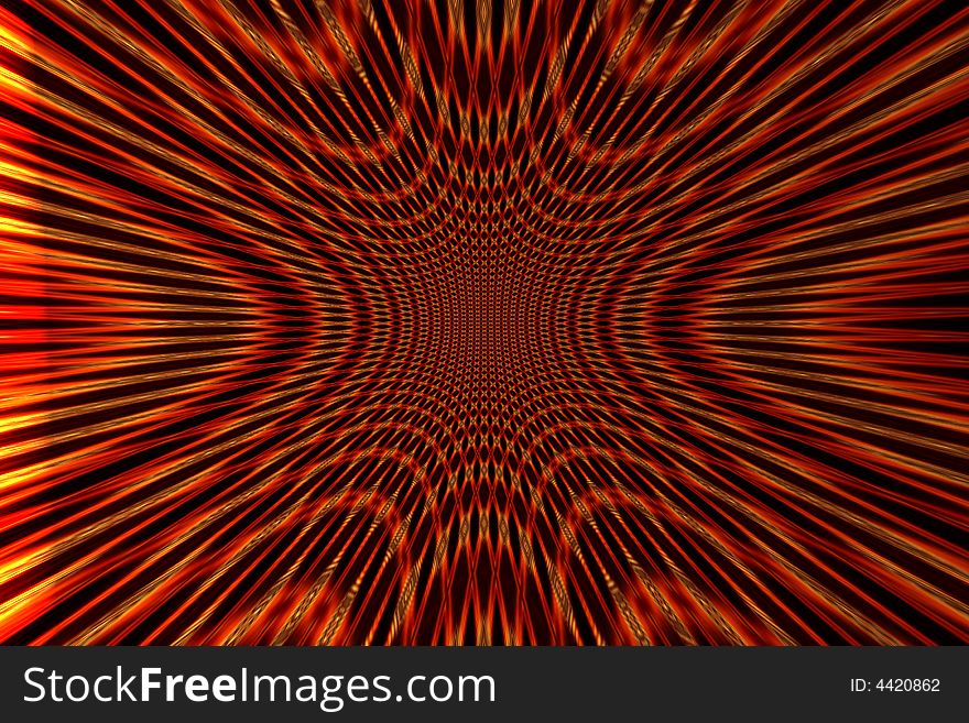 Abstract orange perspective background with black color. Abstract orange perspective background with black color