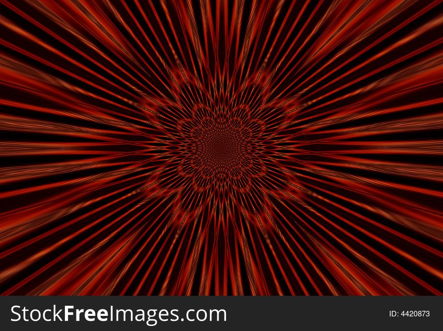 Abstract orange perspective background with black color. Abstract orange perspective background with black color