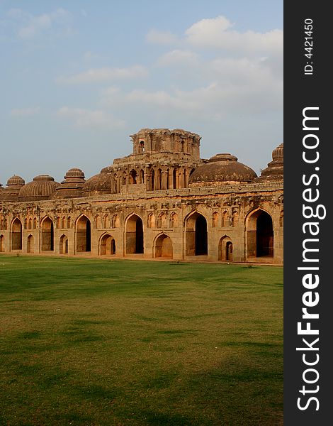 Mughal architecture in Hampi, Karnataka, India