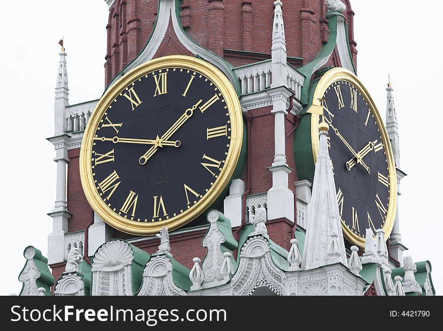 Clock`s Off Spasskaya Tower