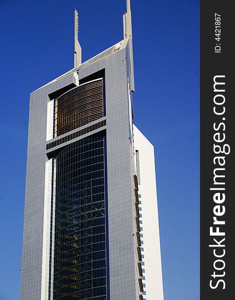 Emirates tower, dubai, united arab emirates, shiekh zayed road, sheikh zayed, building, tower, middle east, gulf, UAE, skyscraper, skyline