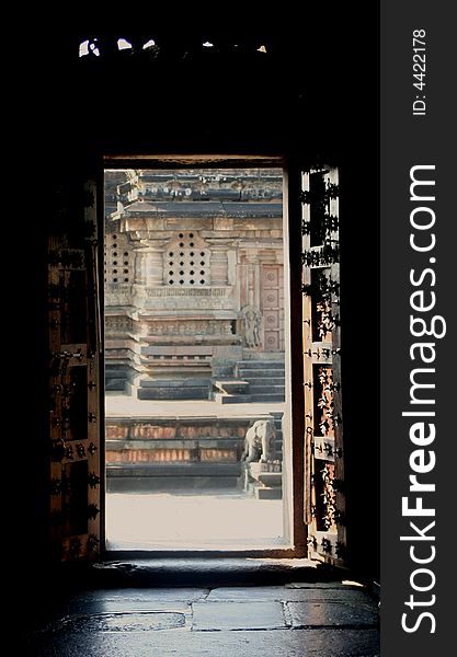 Temple in belur, karnataka,India