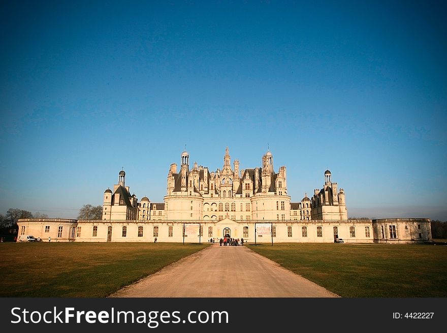 Morning at champord castle，bigest castle in france.near from Loire River。