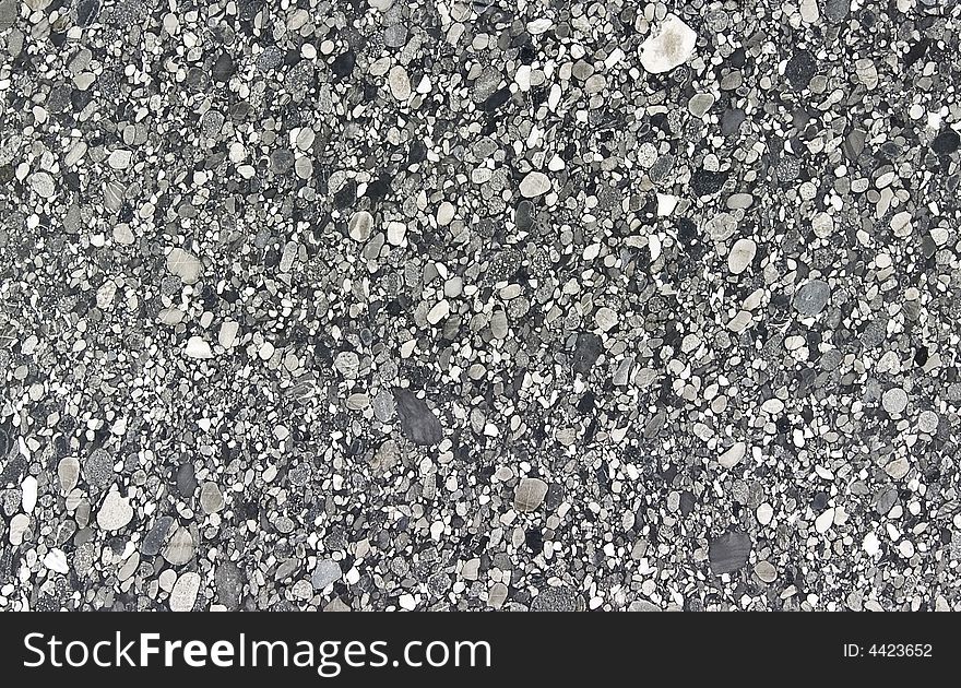 Granite surface for decorative works or texture