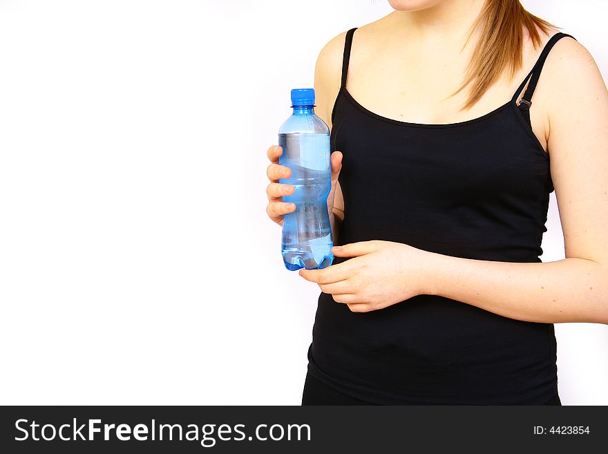 Woman With Bottle