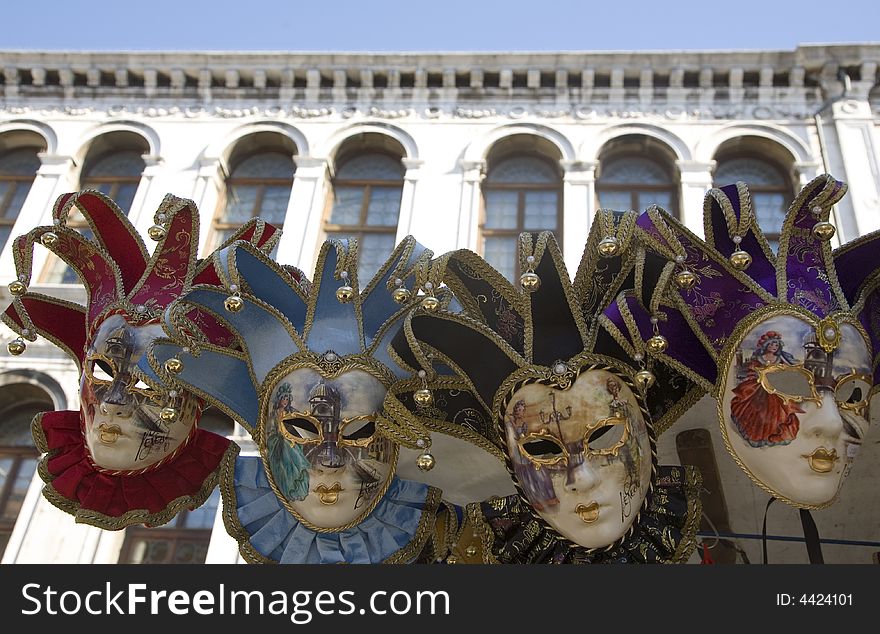 Mask at venice in italy