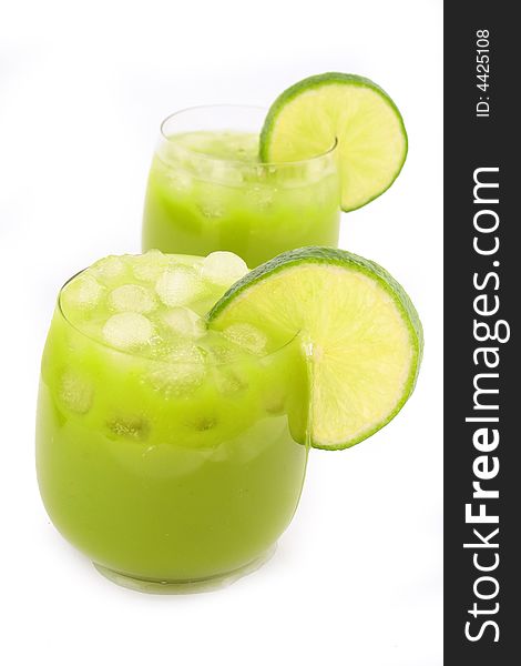 Little green party cocktail lime