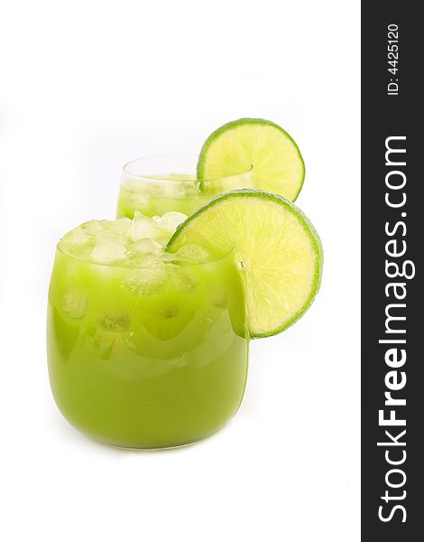 Little green party cocktail lime