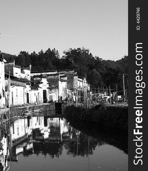 Took photo in the best beautiful village of china where is in WuYuan in Jiangxi province. Took photo in the best beautiful village of china where is in WuYuan in Jiangxi province