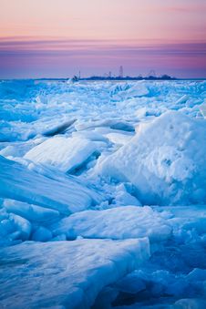 Lake Erie Ice Flow Royalty Free Stock Photos Lake Erie Ice Flow Royalty Free Stock Photos