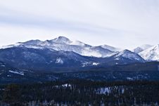 Winter Morning In The Rockies Stock Photos Winter Morning In The Rockies Stock Photos