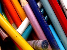 Old Coloring Pencils Royalty Free Stock Photos Old Coloring Pencils Royalty Free Stock Photos