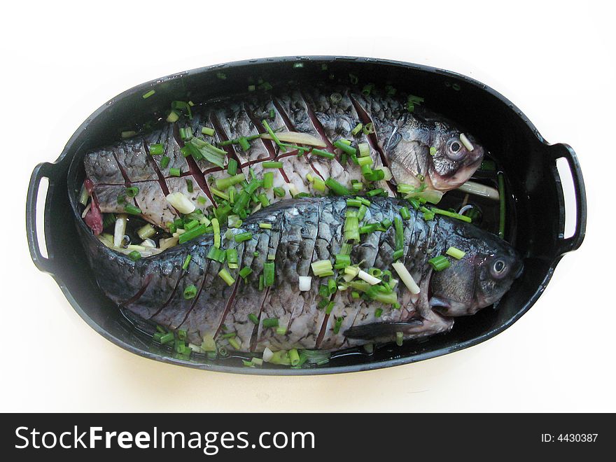 Two fish in a bowl