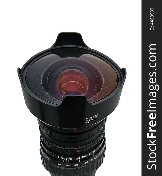 Fisheye Nice Lens Isolated