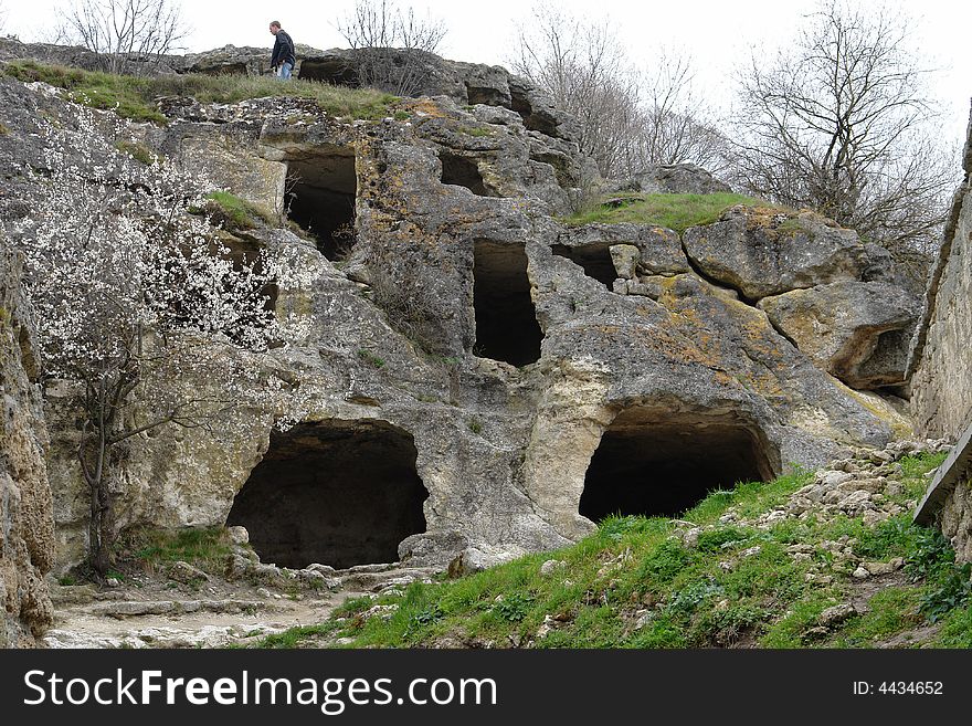 Crimea, fortress, Chufut-Kale, Bakhchisarai