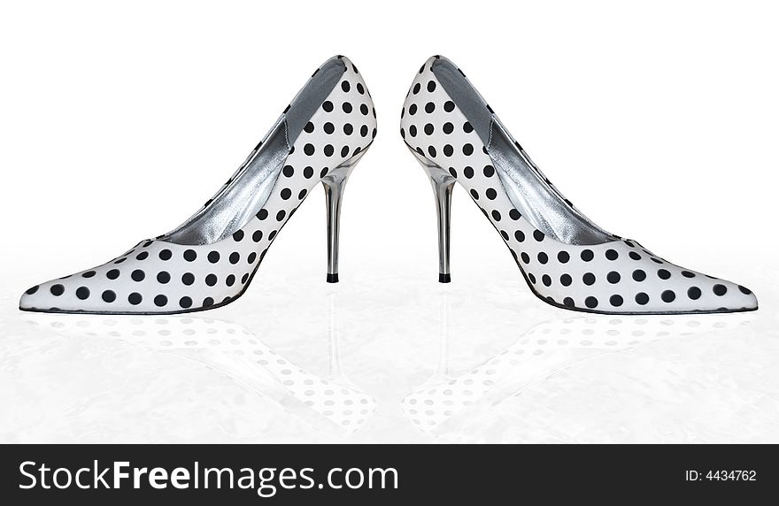 Polka Dot High Heels