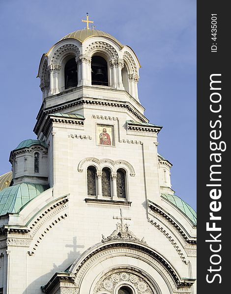 Detail of the biggest cathedral in Bulgaria