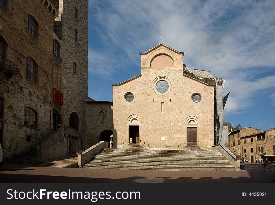 Romanic Church, San Giminiano, Tuscany Italy