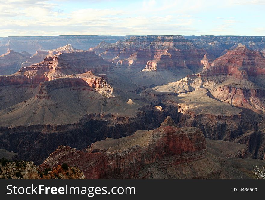 Panoramic view of Grand Canyon NP. Panoramic view of Grand Canyon NP