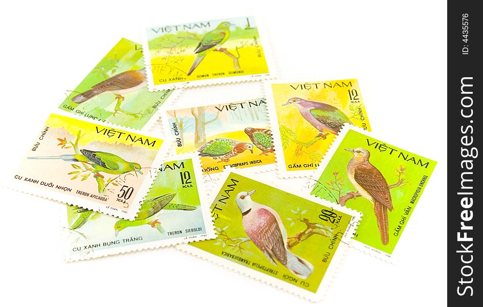 Coollection of vietnam post stamps
