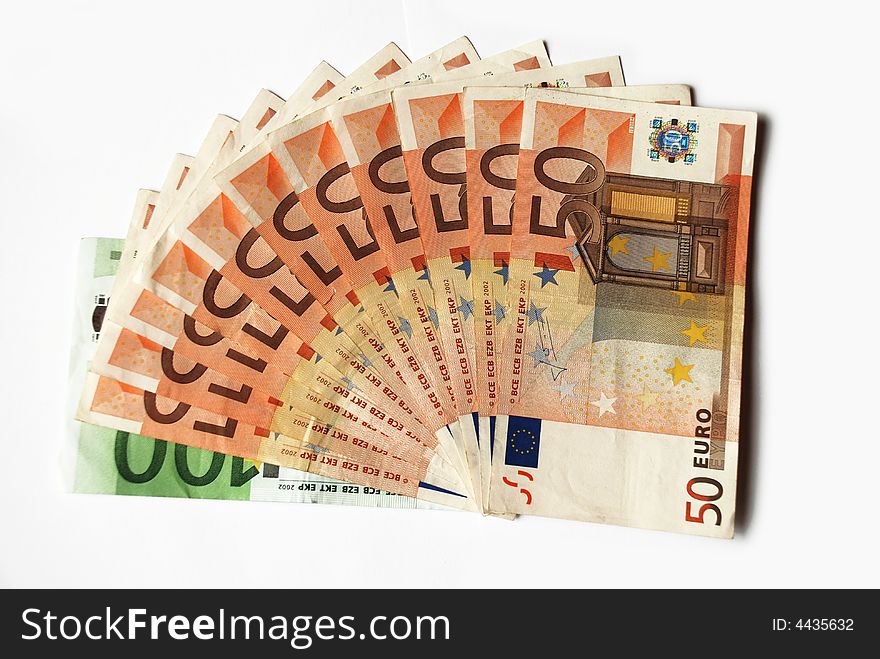 50 euros banknotes cash - highly detailed money image. 50 euros banknotes cash - highly detailed money image