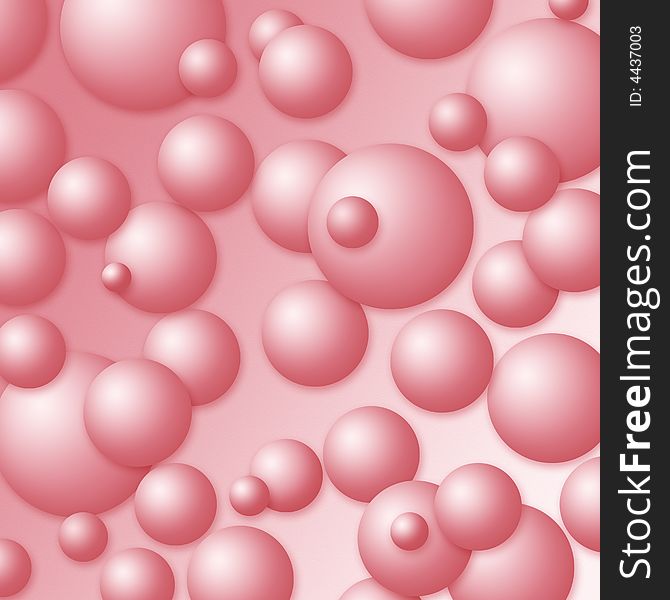 Abstraction, red, spheres, backdrop, pattern, pink, bubble. Abstraction, red, spheres, backdrop, pattern, pink, bubble