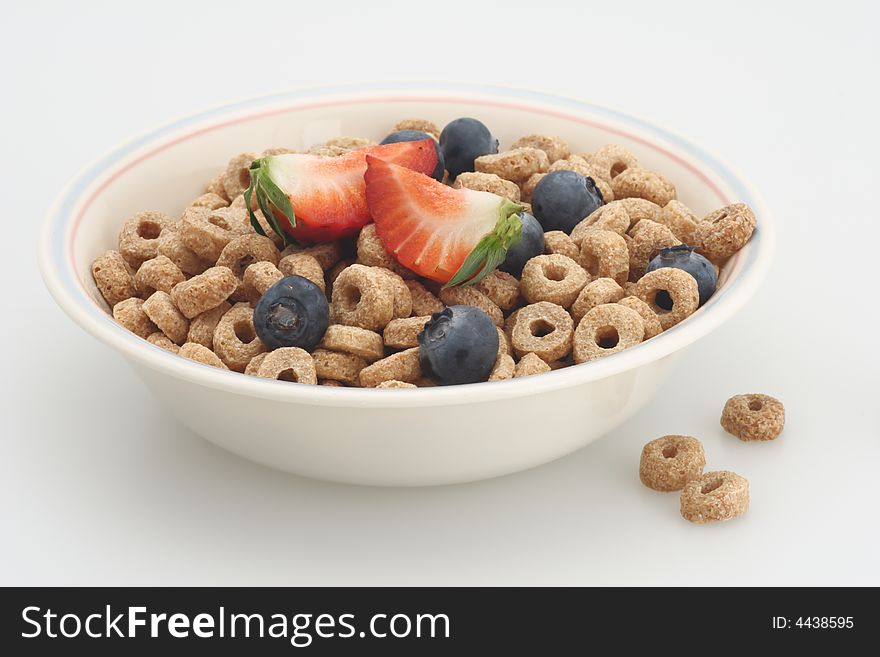 Cereal breakfast strawberry blueberry cnack organic healthy food. Cereal breakfast strawberry blueberry cnack organic healthy food
