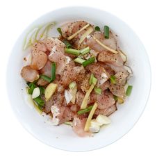 Pork In The Bowl Royalty Free Stock Images