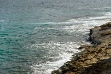 A Sea View With Cliffs Royalty Free Stock Photos A Sea View With Cliffs Royalty Free Stock Photos