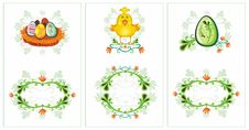 Easter Spring Birds Cards 2 Stock Image Easter Spring Birds Cards 2 Stock Image