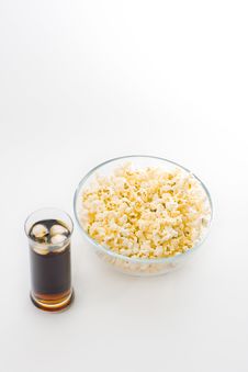Popcorn And Coke Stock Image Popcorn And Coke Stock Image