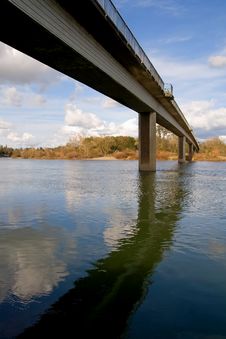 Long Bridge Across The River Stock Photos Long Bridge Across The River Stock Photos