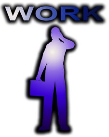 Working Business Man Outline 15 Royalty Free Stock Images