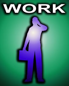 Working Business Man Outline 14 Stock Photo Working Business Man Outline 14 Stock Photo