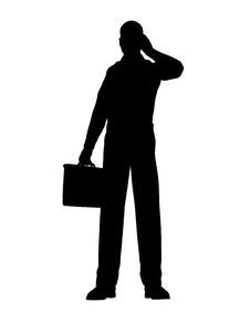 Business Man Outline 2 Royalty Free Stock Photography Business Man Outline 2 Royalty Free Stock Photography