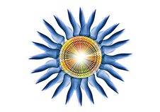 Colorful Shape On White Royalty Free Stock Photo Colorful Shape On White Royalty Free Stock Photo