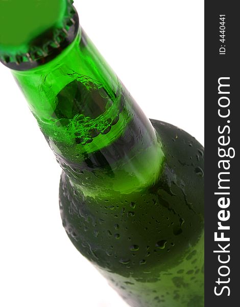 BIG Green bottle with liquid. BIG Green bottle with liquid
