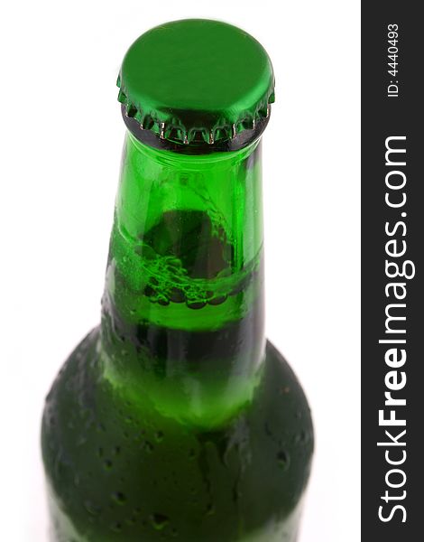 BIG Green bottle with liquid. BIG Green bottle with liquid