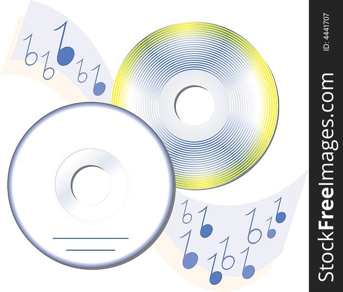 Electron Computer Music Compact Disks Concept