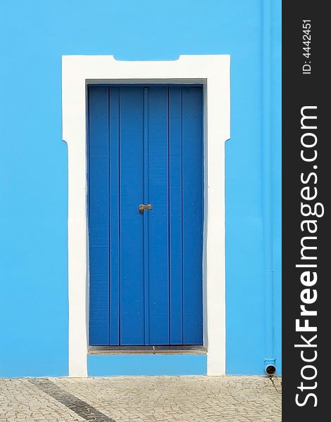 Door On Blue