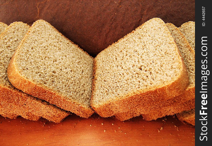 Bread on white background. See my other images of bread and food