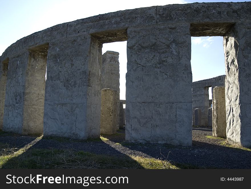 Stonehenge replica in Maryhill Washington. Stonehenge replica in Maryhill Washington.