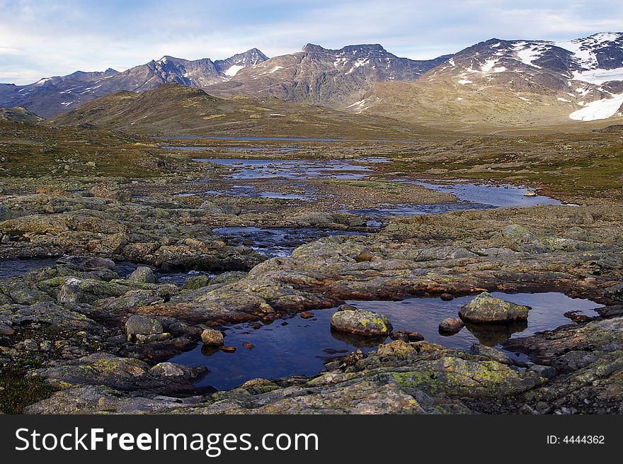 Mountains in Jotunheimen National Park, Norway. Mountains in Jotunheimen National Park, Norway