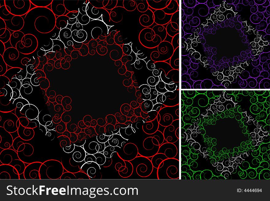 Abstract decorative background, vector illustration