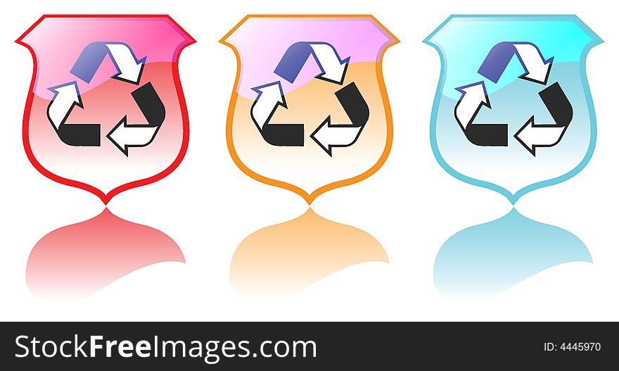 Set of High Quality Recycling Icons Vectors