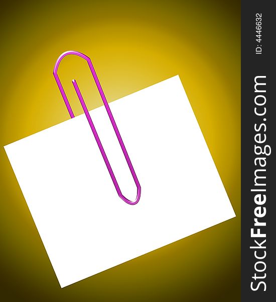 Paperclip With Note 20