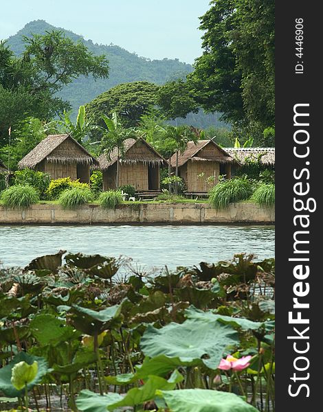 Huts on The River Kwai